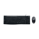 LOGITECH COMBO TECLADO Y MOUSE MK200 ALAMBRICO NEGRO - Neobits Inc