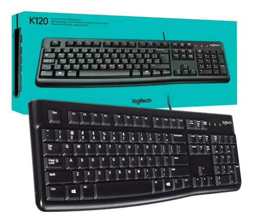 LOGITECH TECLADO ALAMBRICO ESPAÑOL USB K120 (920-004422) - Mercado Libre