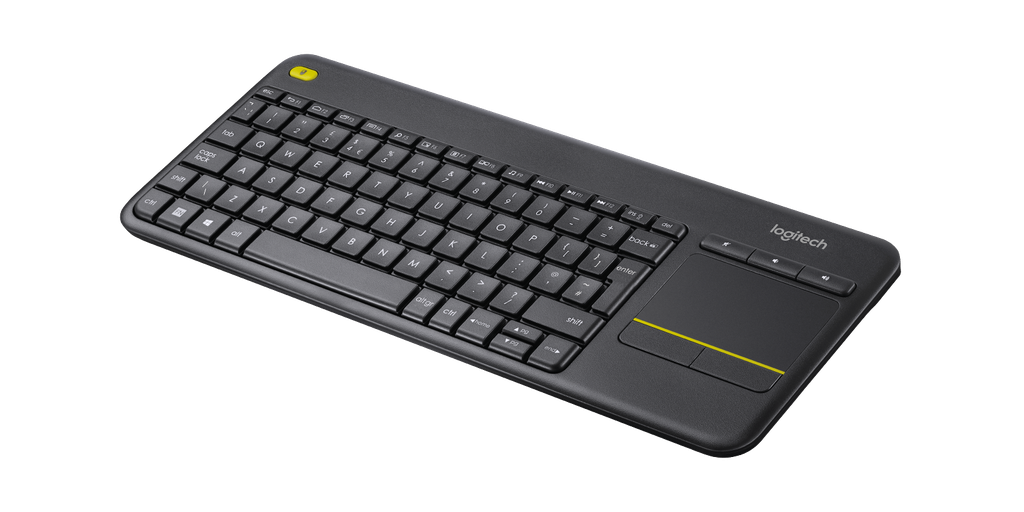 LOGITECH TECLADO K400 PLUS INALAMBRICO C/TOUCHPAD NEGRO (920-007123) - Logitech