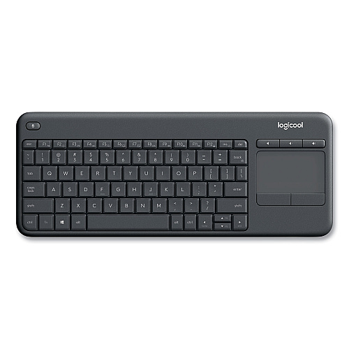 LOGITECH TECLADO K400 PLUS INALAMBRICO C/TOUCHPAD NEGRO (920-007123) - OfficeCrave