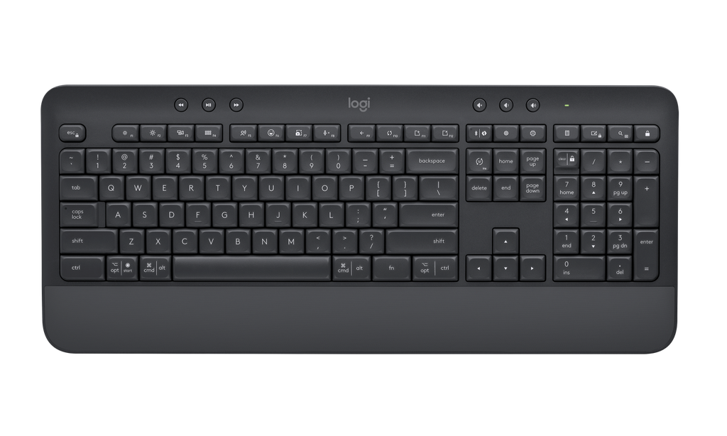 LOGITECH TECLADO K650  BLUETOOTH GRAFITO (920-010910) - Logitech