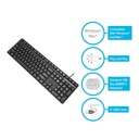 TARGUS TECLADO ALAMBRICO QWERTY 108 TECLASEN INGLES  NEGRO (AKB30US) - Targus