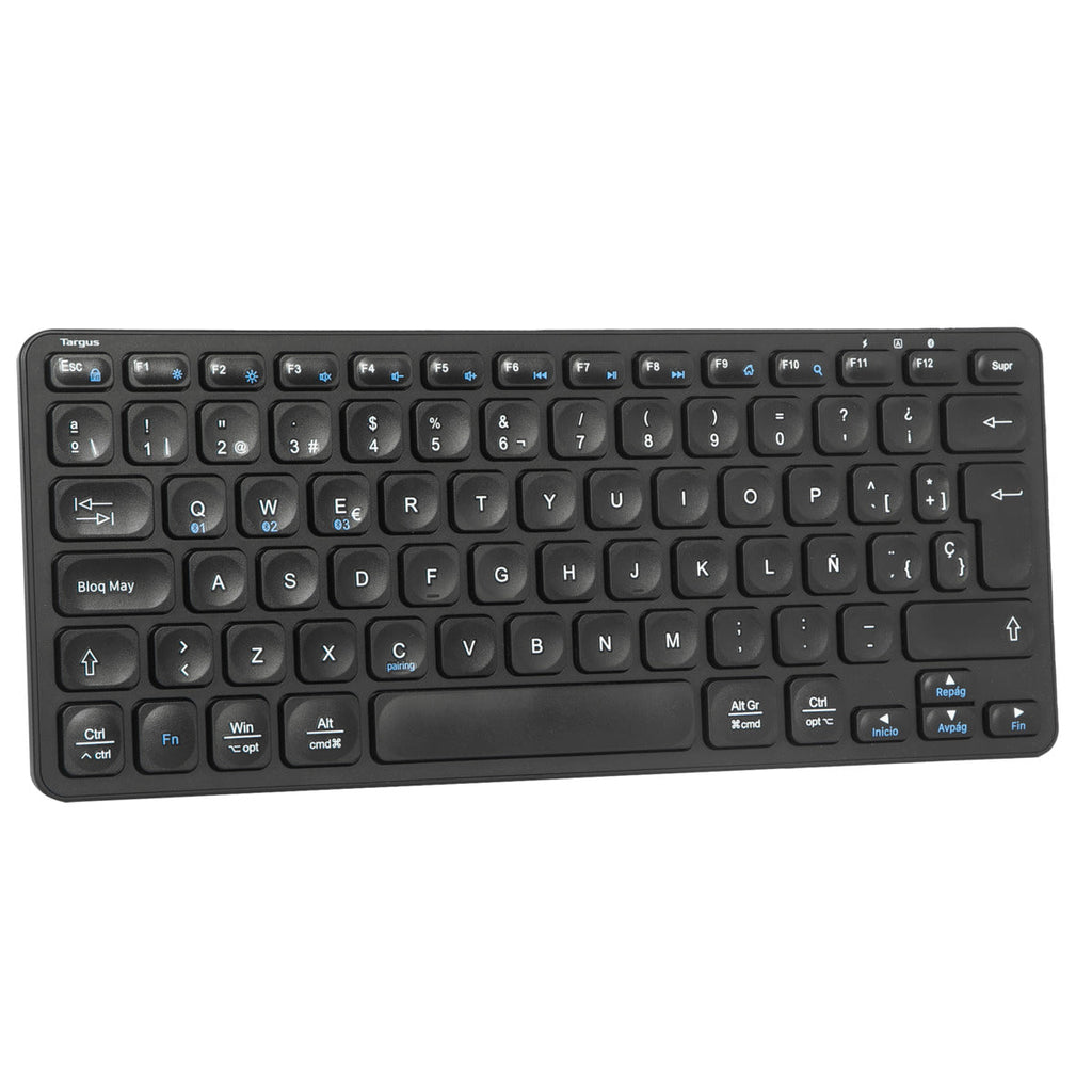 TARGUS TECLADO INALAMBRICO COMPACT MULTI-DEVICE BLUETOOTH ANTIMICROBIAL ESPAÑOL  - Targus