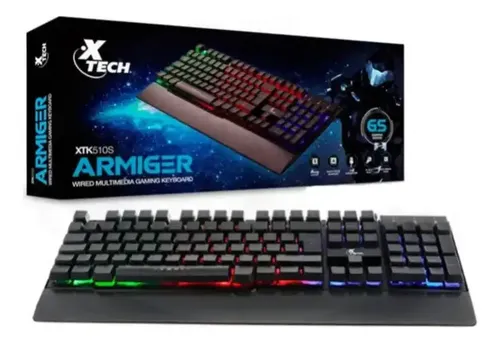 XTECH TECLADOS ARMIGER MULTIMEDIA GAMING CON CABLE Y RETROILUMINACION LED (XTK-5 - Mercado Libre