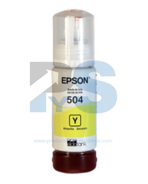 EPSON BOTELLA DE TINTA AMARILLA  ORIGINAL 7500PAGS - Productos y Suministros