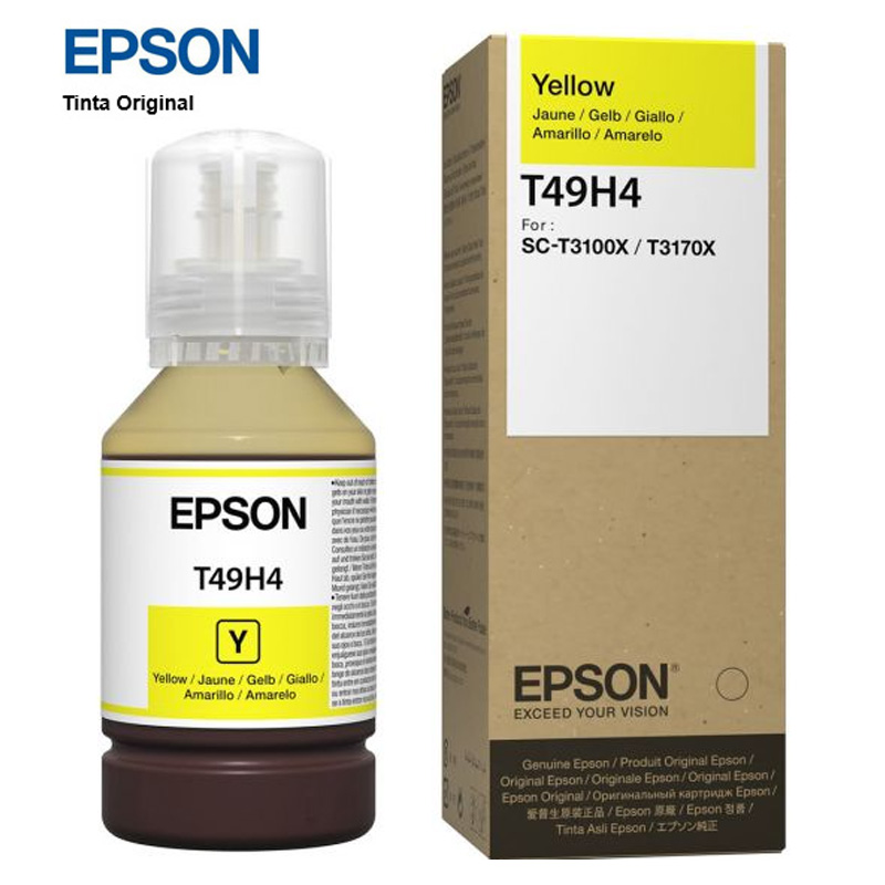 EPSON BOTELLA DE TINTA EPSON T49H 140ML MAGENTA PARA PLOTTER SURECOLOR T3170X - Sumitec Perú