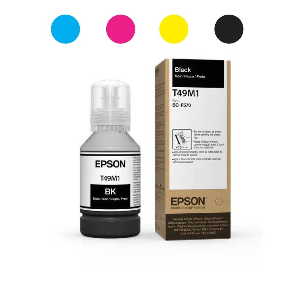 EPSON BOTELLA DE TINTA T49 SUBLIMACION CYAN 140ML - MakerFlo