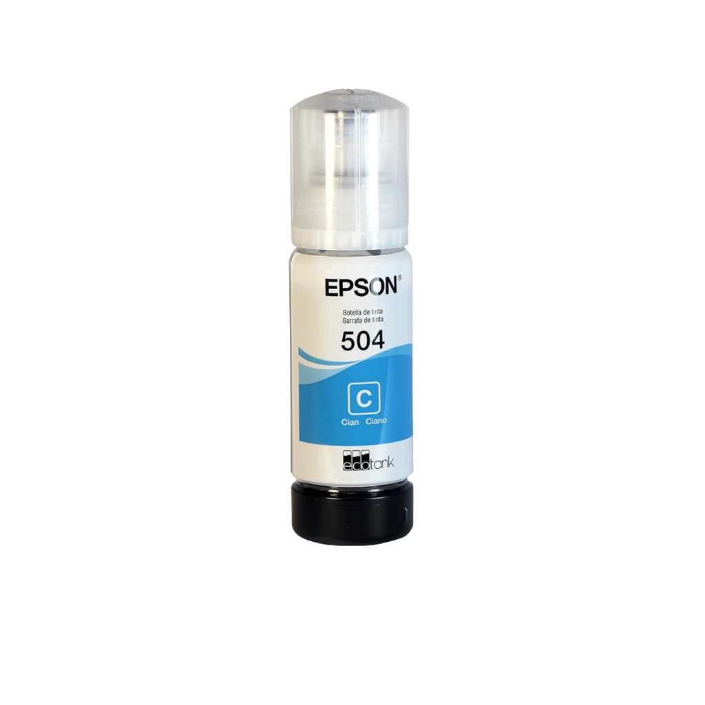 EPSON BOTELLA DE TINTA T504 CIAN  ORIGINAL 7500PAGS - Circuit Zone