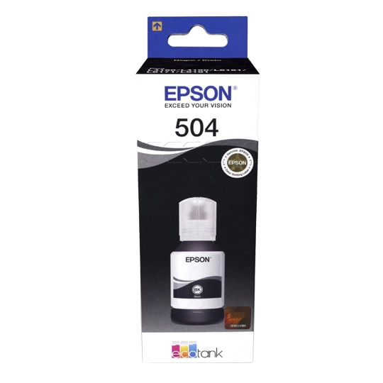EPSON BOTELLA DE TINTA T504 NEGRA ORIGINAL 7500PAGS - Pedidos.com