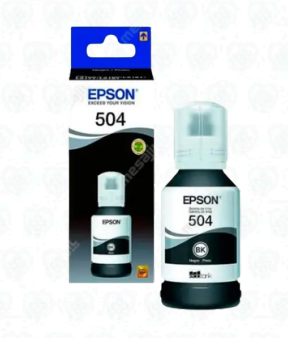 EPSON BOTELLA DE TINTA T504 NEGRA ORIGINAL 7500PAGS - Insumos First Pro