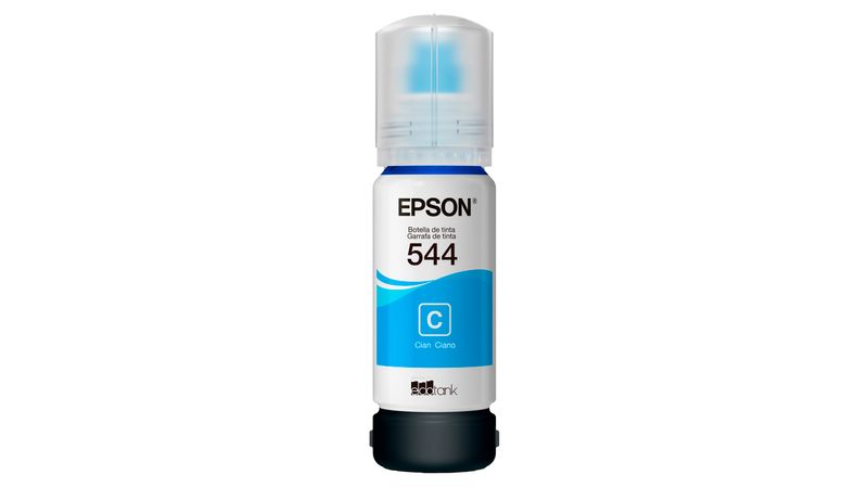 EPSON BOTELLA DE TINTA T544 CIAN ORIGINAL PARA L3110 / L3150 / L5190 - Maxi Despensa