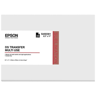 EPSON PAPEL TRANSFER DE SUBLIMACION CARTA 100 HOJAS - Super Technologies