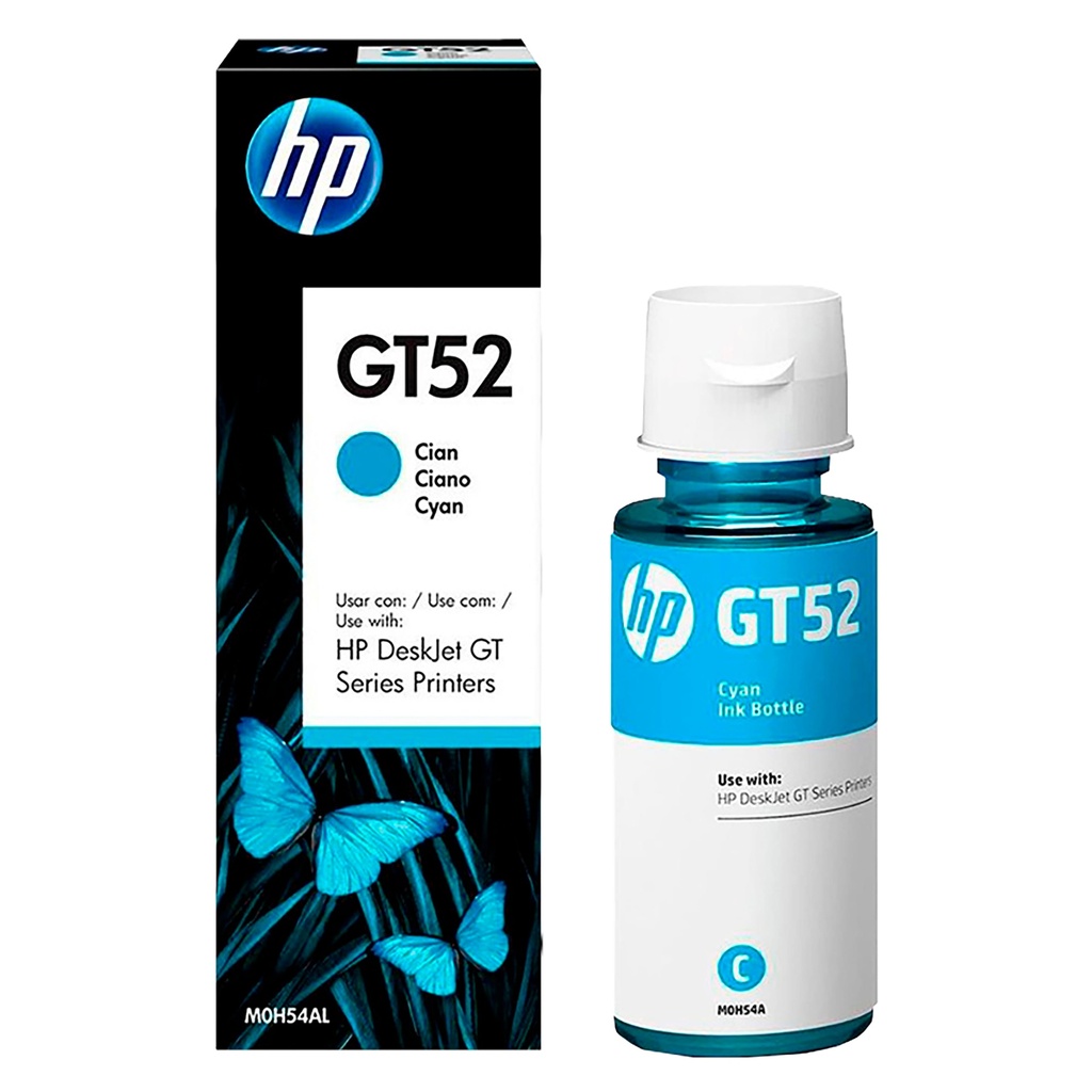 HP BOTELLA DE TINTA GT52  AZUL IMP 520, 580, 530, 720, 750, 790 (M0H54AL) - Walmart Nicaragua