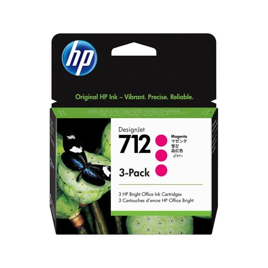 HP CARTUCHO DESINGJET 712 ROJO 29ml  T210, T230, T250, T630, T650 - Pedidos.com