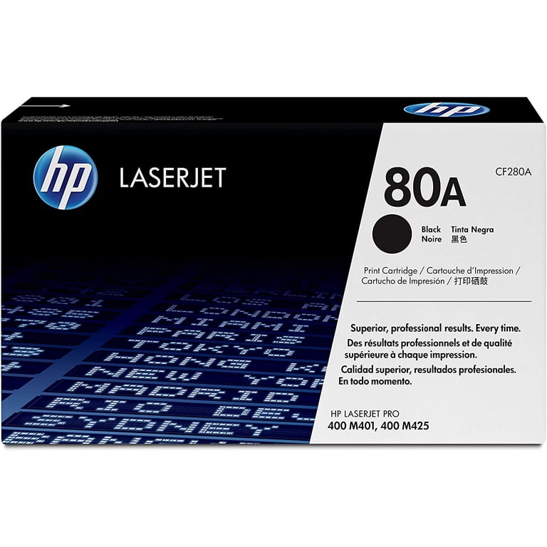 HP TONER 80A NEGRO (CF280A) - Walmart