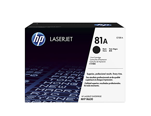 HP TONER 81A NEGRO - Office Depot