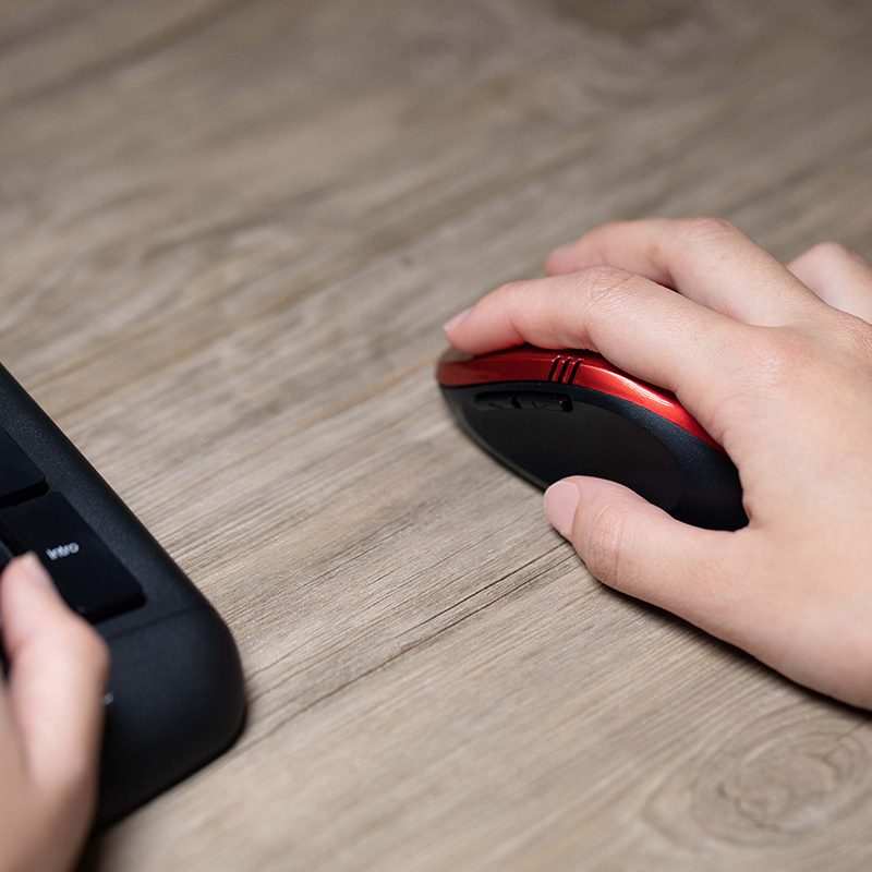 KLIPXTREME MOUSE OPTICO 3D1600DPI  INALAMBRICO 2.4GHZ  6 BOTONES NEGRO (KMW-330BK) - Klip Xtreme
