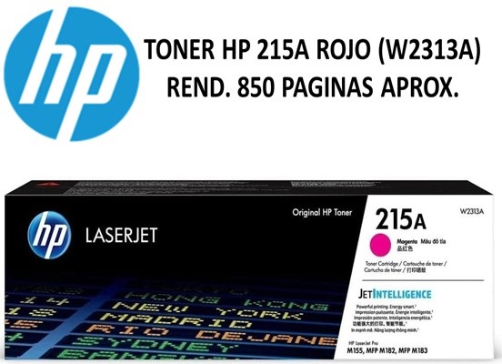 HP TONER LASERJET 215A ROJO IMP M183fw, M182nw - CompuNegocios