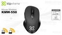 KLIPXTREME MOUSE OPTICO INALAMBRICO BIGLIDER 7 BOTONES ERGONOMICO 2,4 GHz USB-A USB-C HD1000/1600/2400 dpiNEGRO(KMW-550) - Memory Kings