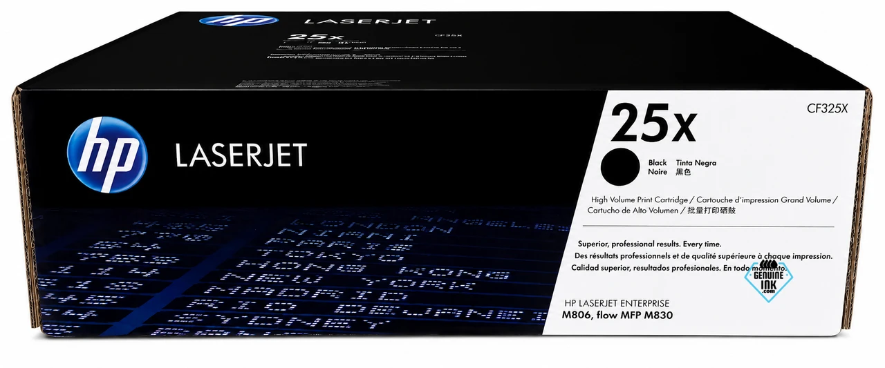 HP TONER LASERJET 25X NEGRO IMP M806x+, M830z - Genuine Ink