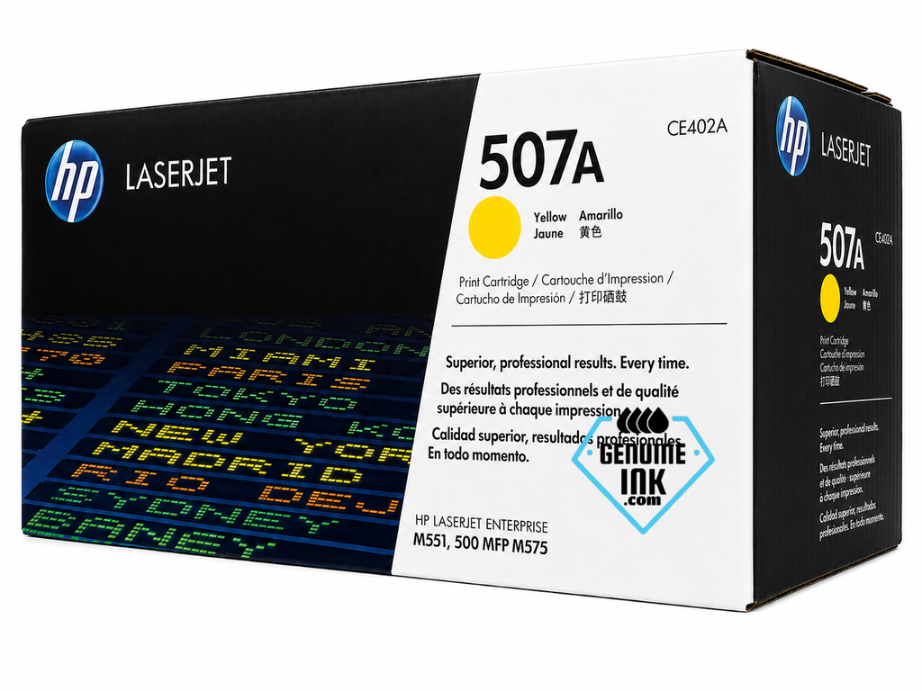 HP TONER LASERJET 507A AMARILLO IMP M570dn, M575dn, M575fw - Genuine Ink