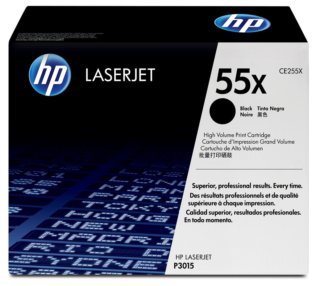 HP TONER LASERJET 55X NEGRO M525dn, M525f, M525c  (CE255X) - Walmart