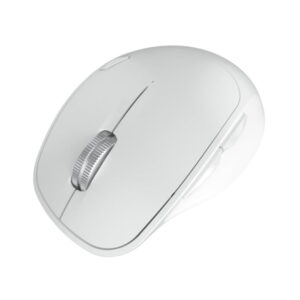 KLIPXTREME MOUSE OPTICO INALAMBRICO DUOTRACK ERGONOMICO 6  BOTONES USB BT 2.4 GHZ 800/1200/1600dpi  BLANCO (KMB501BK) - GS-COM