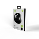 KLIPXTREME MOUSE OPTICO INALAMBRICO DUOTRACK ERGONOMICO 6  BOTONES USB BT 2.4 GHZ 800/1200/1600dpi  NEGRO (KMB501BK) - Klip Xtreme