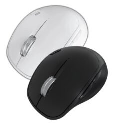 KLIPXTREME MOUSE OPTICO INALAMBRICO DUOTRACK ERGONOMICO 6  BOTONES USB BT 2.4 GHZ 800/1200/1600dpi  NEGRO (KMB501BK) - proinfo