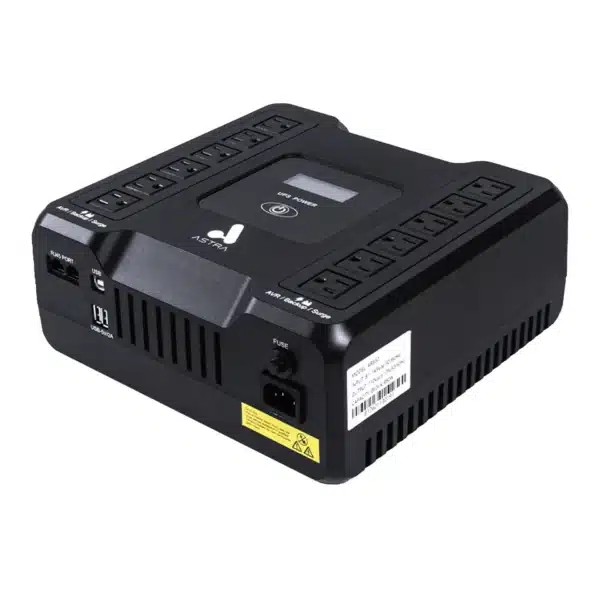 ASTRA UPS 850VA/480W 110V 12 NEMAS 50-60Hz PUERTO USB & RJ45 PANEL LCD - 212 Global