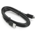 ZEBRA CABLE DE COMUNICACIONES  USB C A USB A  1M - Barcodes Inc