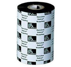 ZEBRA CINTA ENCERADA 110 MM X 300 M 2000 UNIDADES; PERSONALIZADA CON MUESCAS NÚC - Barcodes, Inc.