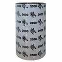 ZEBRA CINTA ENCERADA 110 MM X 300 M 2000 UNIDADES; PERSONALIZADA CON MUESCAS NÚC - Barcodes, Inc.