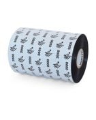 ZEBRA CINTA ENCERADA 110 MM X 300 M 2000 UNIDADES; PERSONALIZADA CON MUESCAS NÚC - Barcodes, Inc.