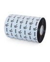 ZEBRA CINTA ENCERADA 110 MM X 300 M 2000 UNIDADES; PERSONALIZADA CON MUESCAS NÚC - Barcodes, Inc.