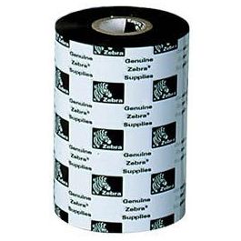 ZEBRA CINTA RIBBON DE CERA / RESINA 64MM x74M 6100 12MM (0,5in) CORE POR UNIDAD - Barcodes, Inc.