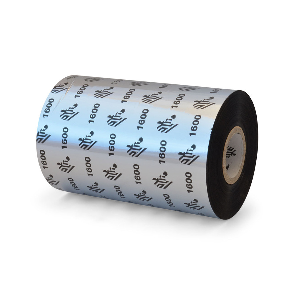 ZEBRA CINTA RIBBON DE CERA PARA IMPRESORA 110mmx70m 1600 STANDARD 12mm CORE NEGR - The ZPS Store