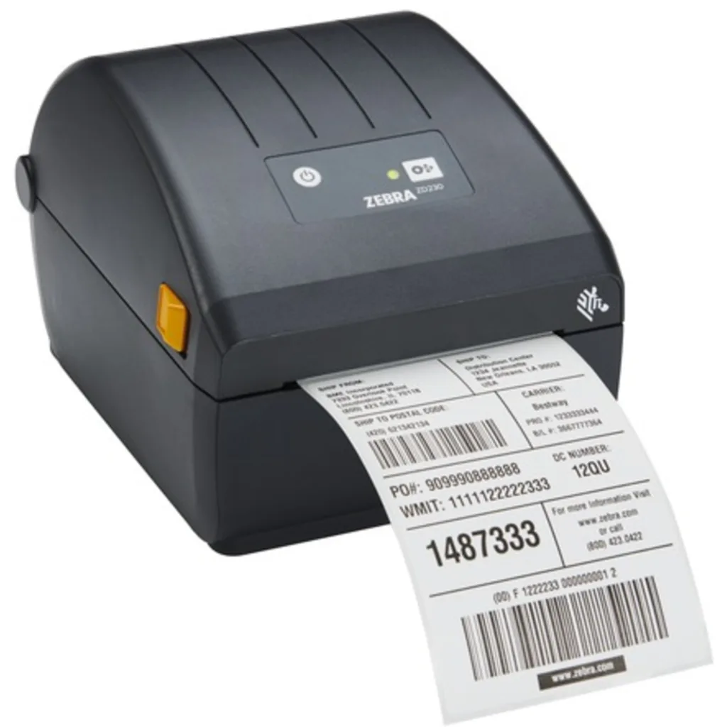 ZEBRA IMPRESORA DE ETIQUETAS ZD230 LED CONECTIVIDAD USB ZPL EPL 203dpi128 MB - Tecnomas.cl