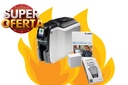 ZEBRA IMPRESORA DE TARJETAS SIMPLES  ZC100 CONECTIVIDAD USB 300dpi 2GB - Impresora de credenciales