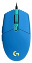 LOGITECH MOUSE ALAMBRICO G203 GAMING  6 BOTONES / LIGHTSYNC AZUL - PCC Computers
