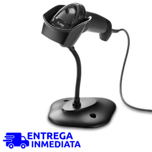 ZEBRA LECTOR CODIGO BARRAS  DS2208 LED 1D/2D USB Y BASE  (DS2208-SR7U2100SGW) - DMS Perú