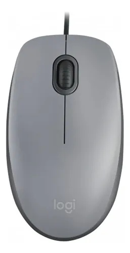 LOGITECH MOUSE ALAMBRICO M110S SILENT OPTICO 3 BOTONES GRIS - Mercado Libre