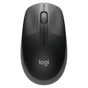 LOGITECH MOUSE INALAMBRICO M190 OPTICO 3 BOTONES NEGRO GRANDE (910-005902) - TecnoMega Store