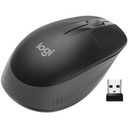 LOGITECH MOUSE INALAMBRICO M190 OPTICO 3 BOTONES NEGRO GRANDE (910-005902) - The Computer Store (Gda) Ltd.
