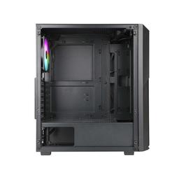 AZZA CASE FIGHTER 290 ATX MID TOWER ATX  MICRO ATX  ITX VIDRIO TEMPLADO  1x USB 3.0 2x USB 2.0 1xMIC 1x HD AUDIO (NEGRO) - PCPartPicker