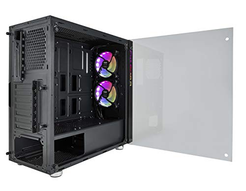 AZZA CASE IRIS 330 ATX 206T-01  2 FAN RGB DIGITAL  (CSAZ-330IRIS) - PCPartPicker