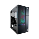 AZZA CASE IRIS 330 ATX 206T-01  2 FAN RGB DIGITAL  (CSAZ-330IRIS) - AZZA