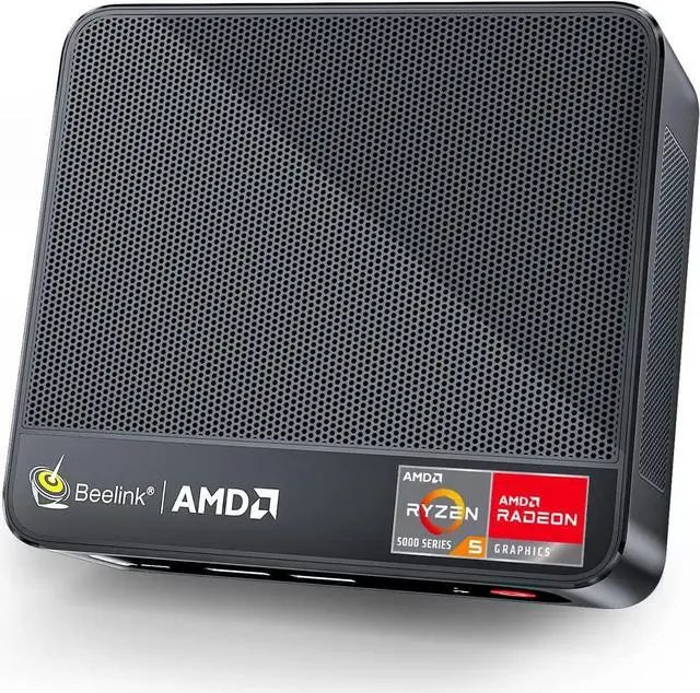 BEELINK MINI COMPUTADORA SER5 RYZEN 5 5500U 16G 500G 2.5G*1 BLACK W11H (810180173124) - Newegg