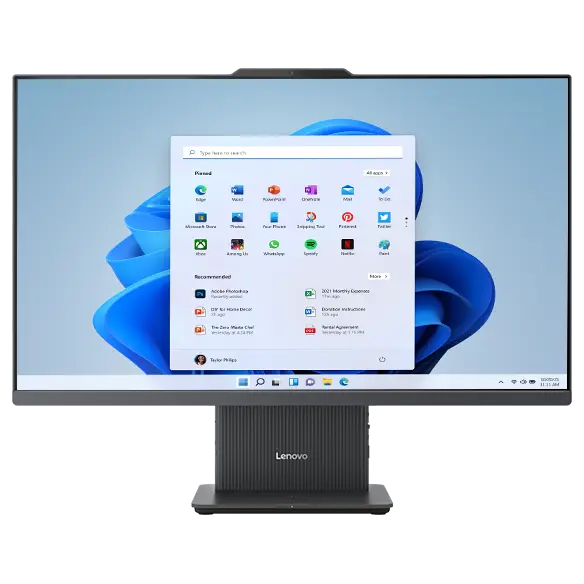 LENOVO COMPUTADOR TODO EN UNO 27ARR9 RYZEN 7-8845HS 16GB 1TB SSD 27" TOUCH IPS CON TECLADO Y MOUSE LUNA GREY WIN 11 H - Lenovo