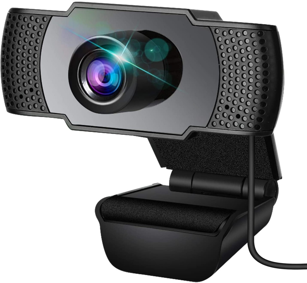 KLIPXTREME CAMARA WEB HD 1920X1080P HASTA 2.1MP CON MICROFONO HD NEGRO (KWC-500) - equipomexmedical.com